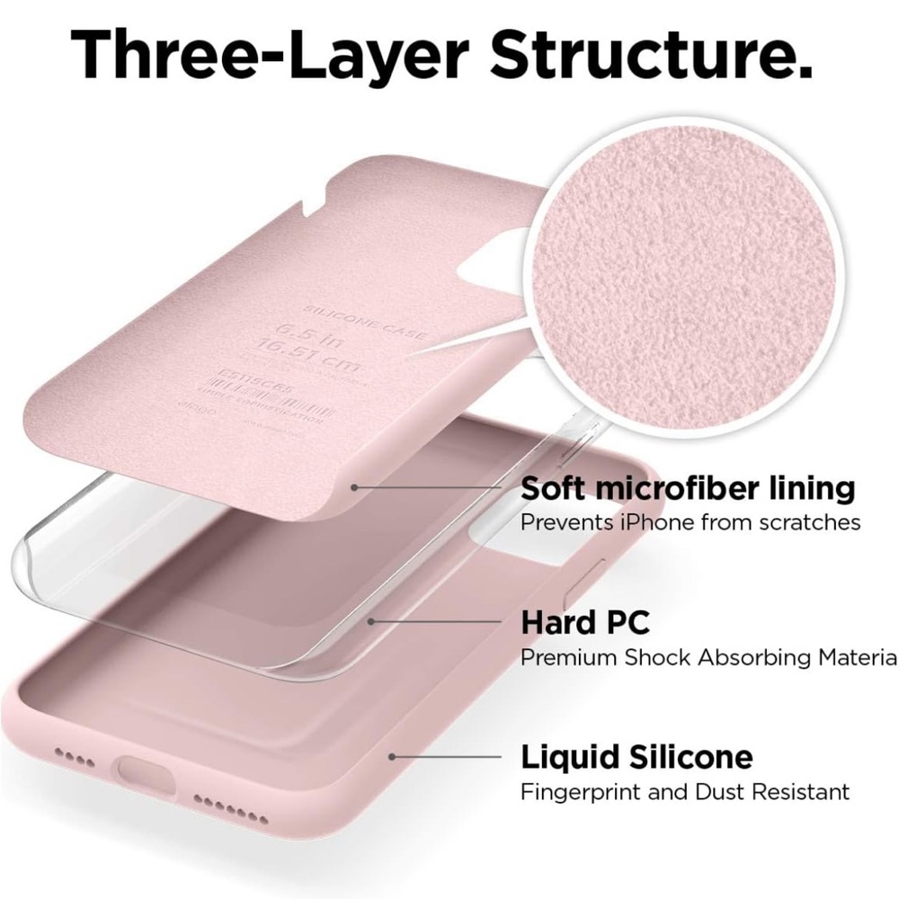 Pink Silicone Phone Case